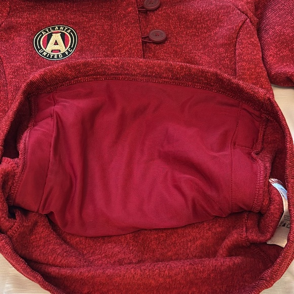 ⛷️Columbia Atlanta United FC Darling Days Hoodie With Button Detail - Size XS - Picture 5 of 11